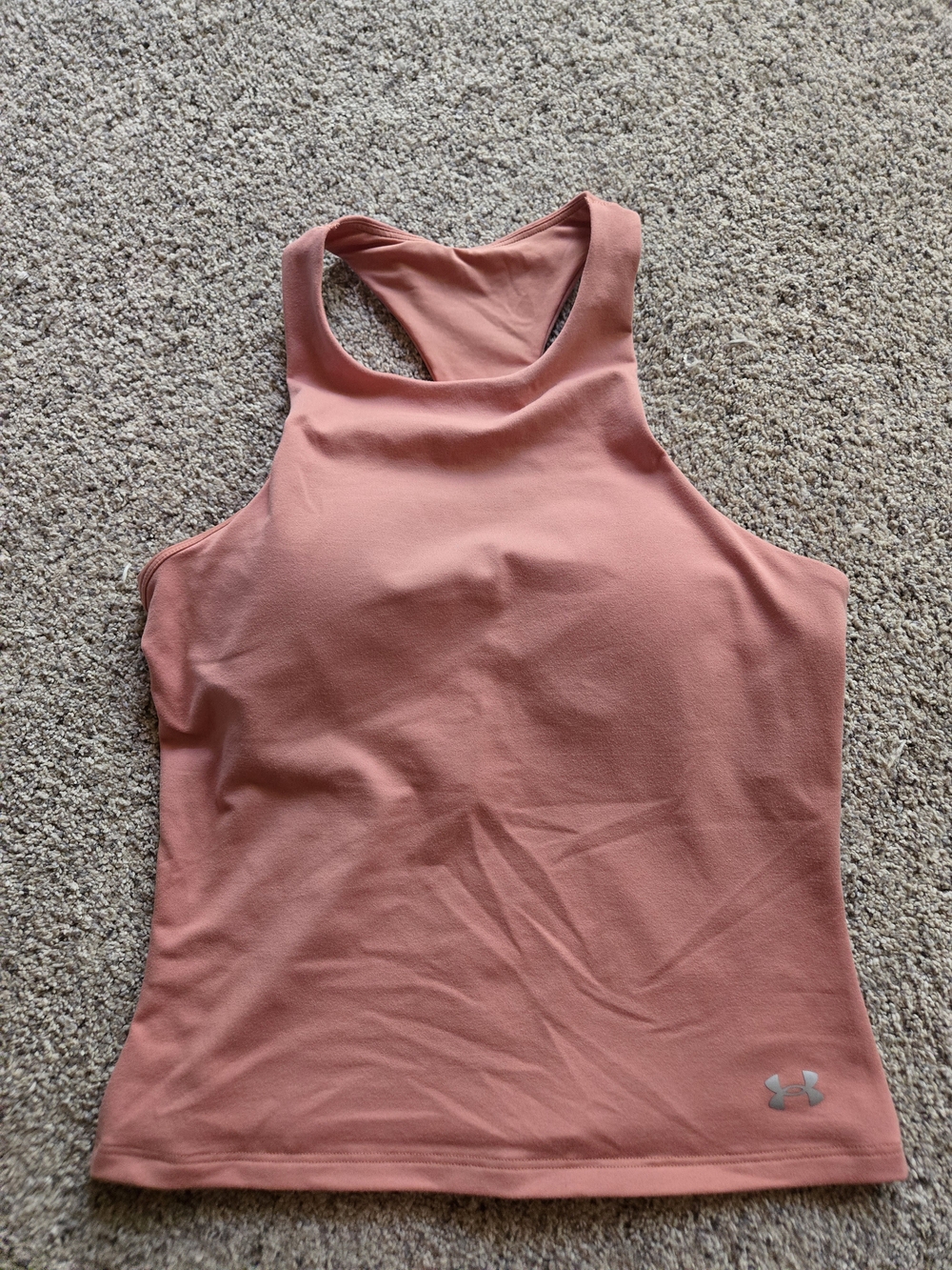 Under Armour Women’s High-Neck Racerback Tank Top - Dusty Rose
